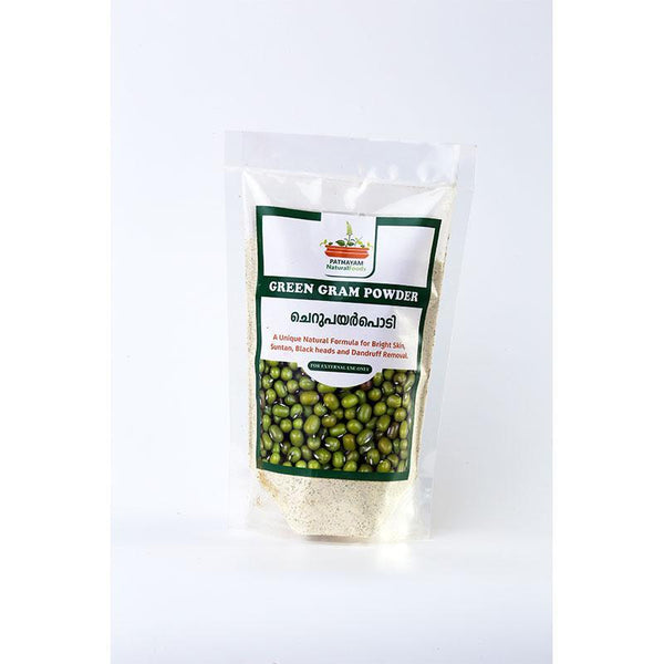 Natural Green Gram Powder - Pack of 3, 150g each