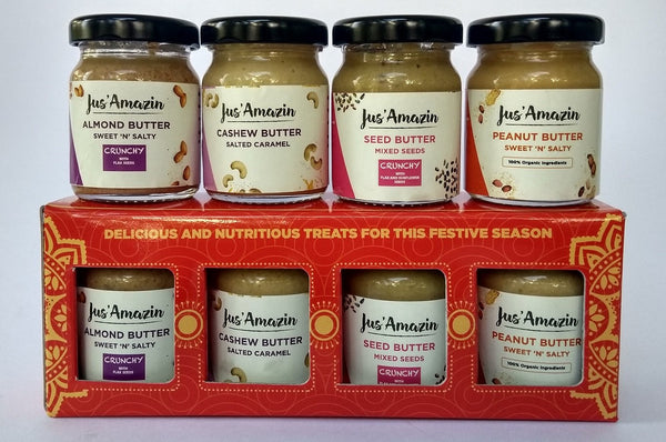 Festive Gift Box - Nut Butters, 220g