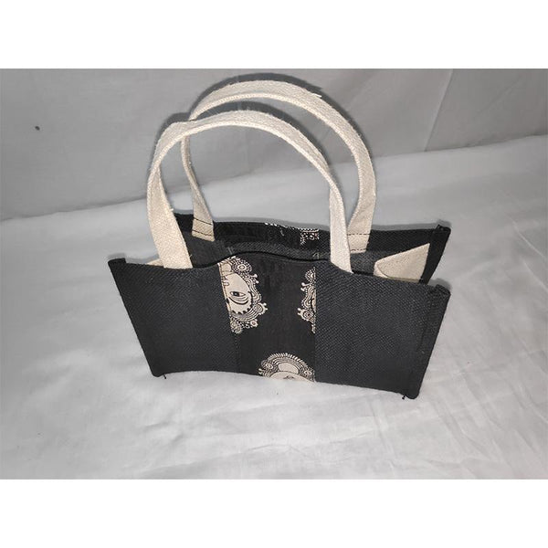 Jute Gift Bag -Black from Agiripalli, Andhra Pradesh