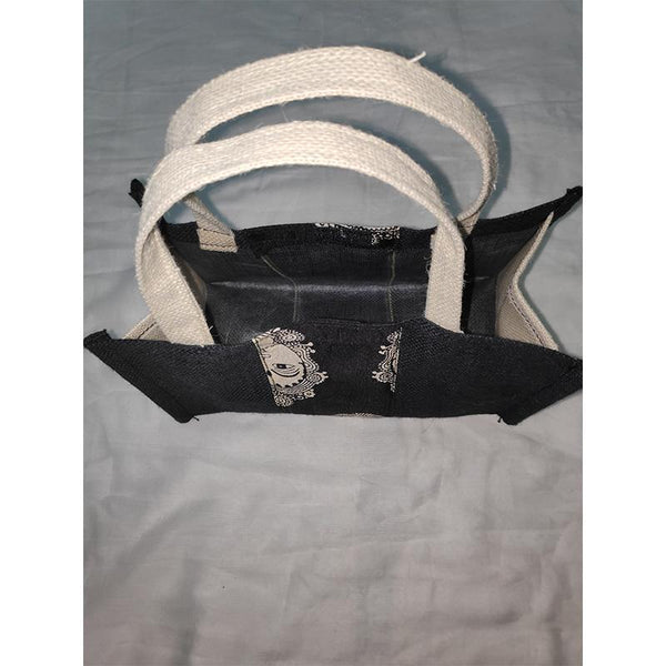 Jute Gift Bag -Black from Agiripalli, Andhra Pradesh