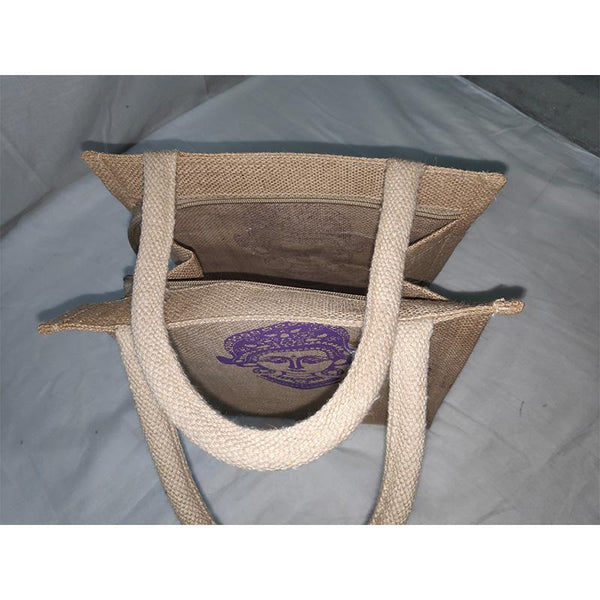 Jute Gift Bag -Ethnic Print from Agiripalli, Andhra Pradesh