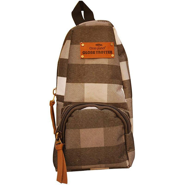 Upcycled Mini Backpack - Grey hecks
