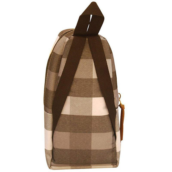 Upcycled Mini Backpack - Grey hecks