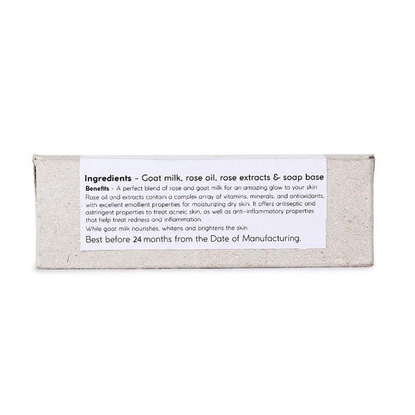 Natural Goat Milk and Rose Chunk Soap, 100g