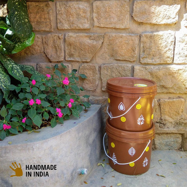 Gobble Duo 2-Tier Indoor Mini Home Composting Kit