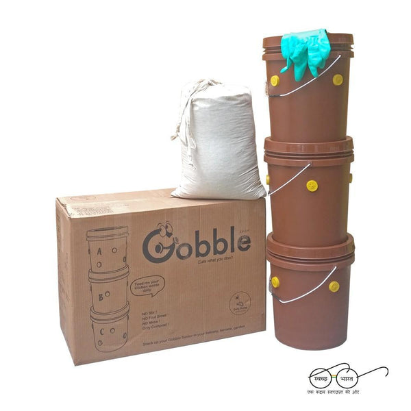 Gobble Junior 3-Tier Indoor Home Composting Kit