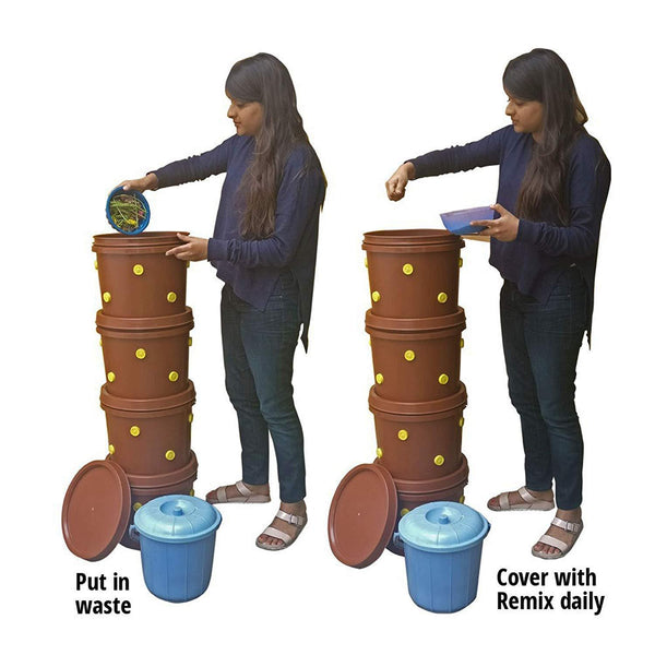 Gobble Senior 4-Tier Indoor Home Composting Kit