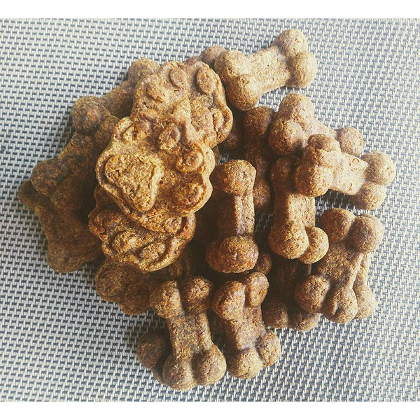 Grain-Free, Air Dried, Natural and Unprocessed Dog Food (Beef, Veggie & Fruit Cookies), 100g