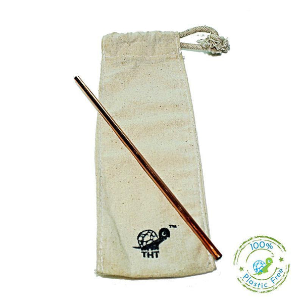 Green-On-The-Go Reusable Bamboo Cutlery Kit With Copper Straw