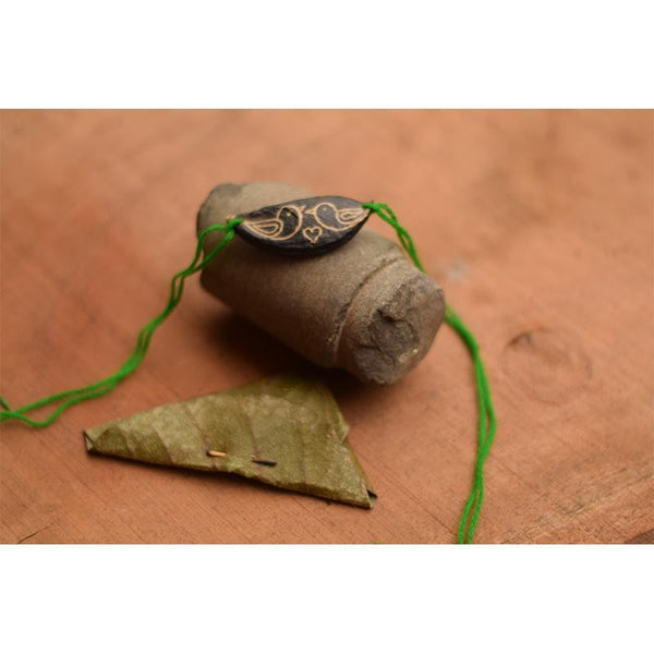 Plantable Seed Rakhi - Green Birds (Pack of 2)