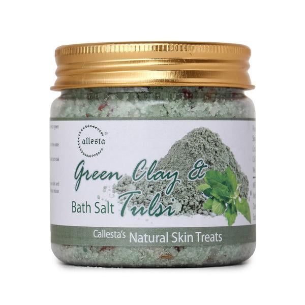 Green Clay and Basil Bath Salt, 150g