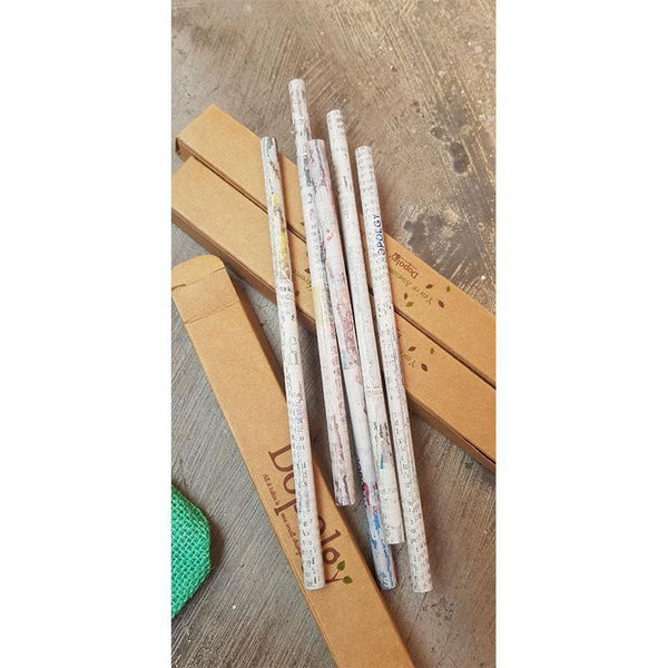 Greeny Pencils Pack - Assorted Pencils made from recycled newspaper (4 packs)