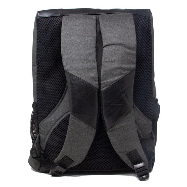 Upcycled Denim Unisex Backpack - Grey