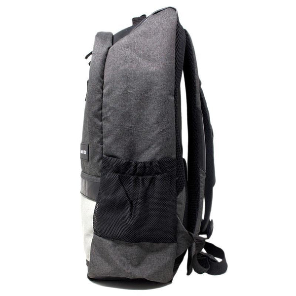 Upcycled Denim Unisex Backpack - Grey