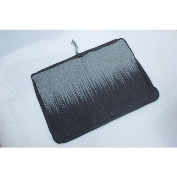 MacBook Air Sleeve Made with Hibiscus Fibre - Grey with Sun Motif