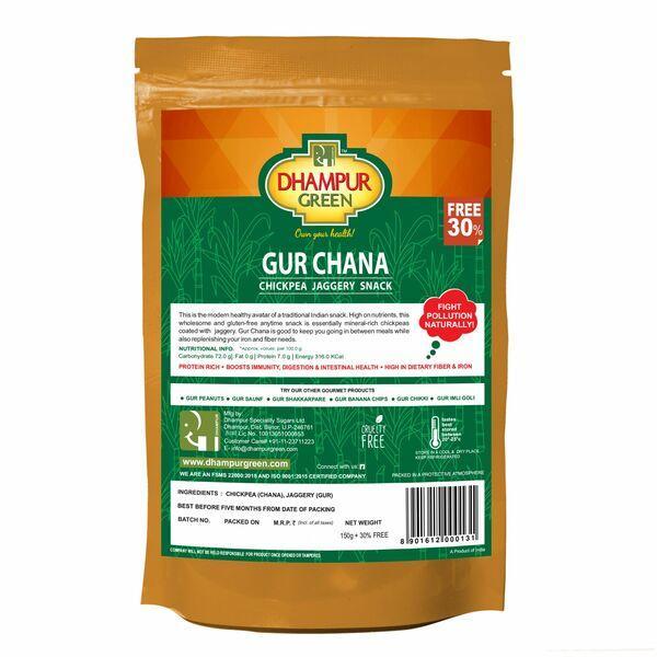 Gur Chana  with Organic Jaggery ( Pack of 5 ), 150 g