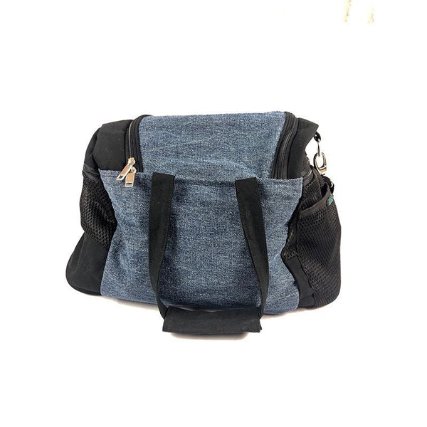Upcycled Denim Gym Bag