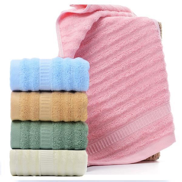 Ultra Soft, Absorbent and Anti-Microbial 600 GSM Sports/Gym Bamboo Hand Towel, Set of 2 - Pink