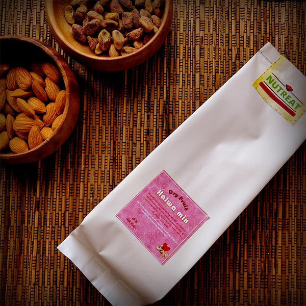 Homemade and Handcrafted Halwa Mix with Dry Fruits and Saffron, 250g