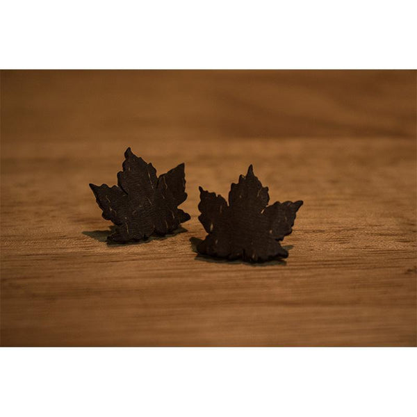 Handcrafted Coconut Shell Earrings - Stud