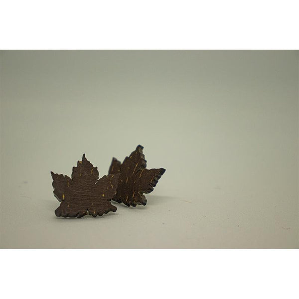 Handcrafted Coconut Shell Earrings - Stud