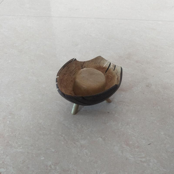 Coconut Shell Soap Case Handcrafted  by Rural Artisans of Alangulam - Modern