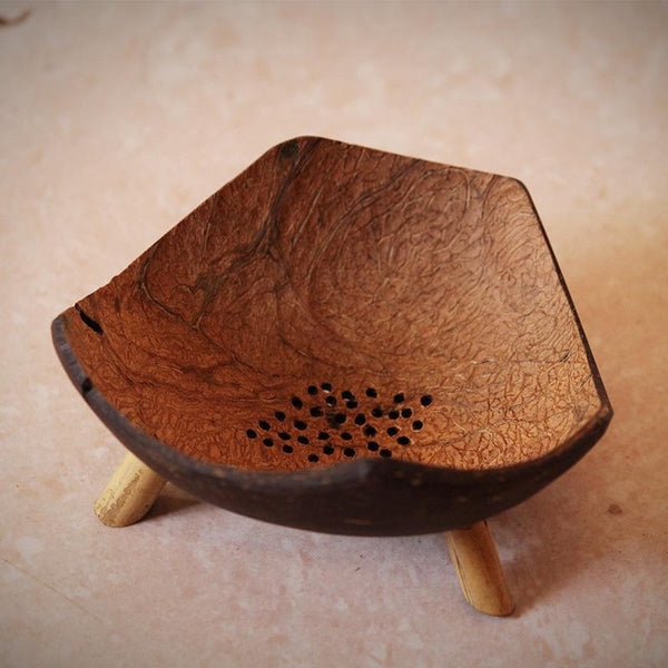 Coconut Shell Soap Case Handcrafted by Rural Artisans of Alangulam - Ordinary