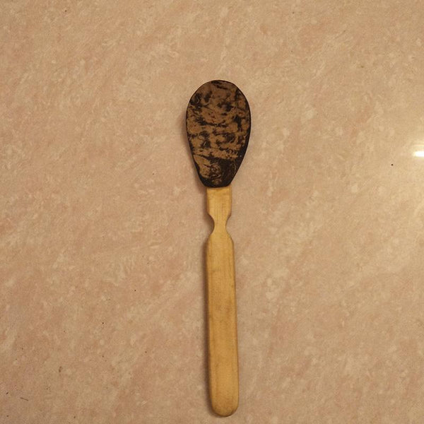 Coconut Shell Spoon Handcrafted by Rural Artisans of Alangulam - Pack of 2