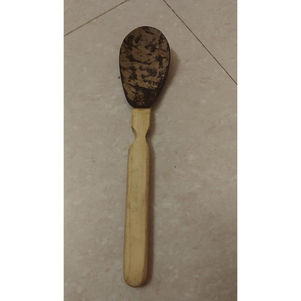 Coconut Shell Spoon Handcrafted by Rural Artisans of Alangulam - Pack of 2