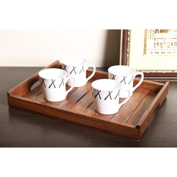 Hand Crafted Serving Tray in Sheesham Wood