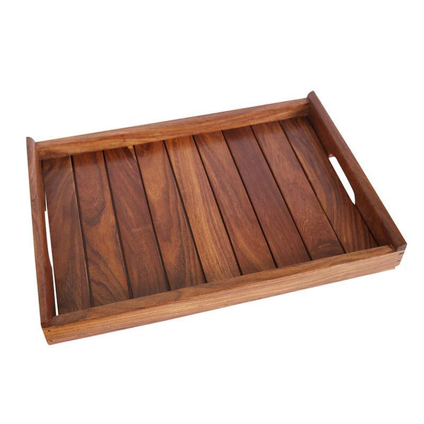 Hand Crafted Serving Tray in Sheesham Wood