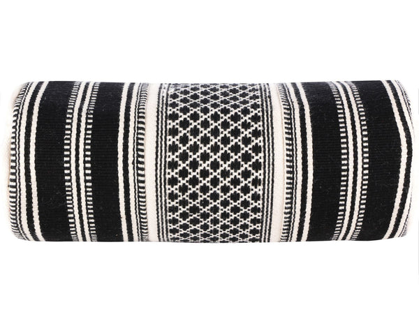 Handcrafted Multipurpose Travel Pouch (40) - Black/ White