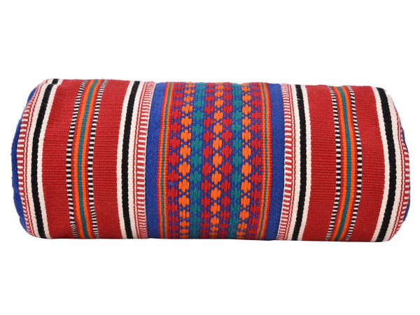 Handcrafted Multipurpose Travel Pouch (41) - Red/ Blue