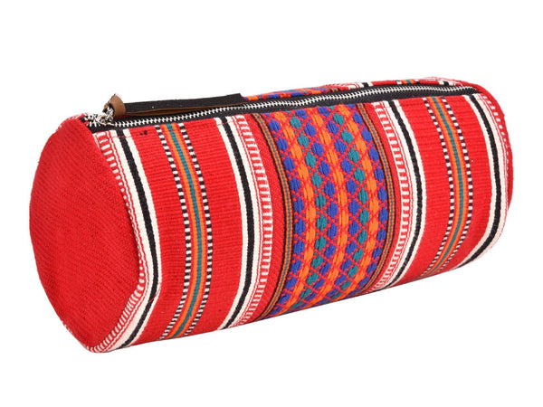 Handcrafted Multipurpose Travel Pouch (42) - Vibrant Red