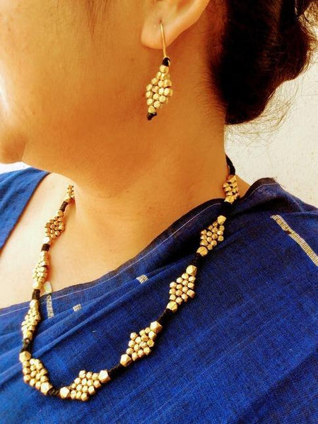 Handcrafted Orissa Tribal Beaded Jewellery Set