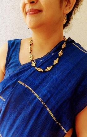 Handcrafted Orissa Tribal Beaded Jewellery Set