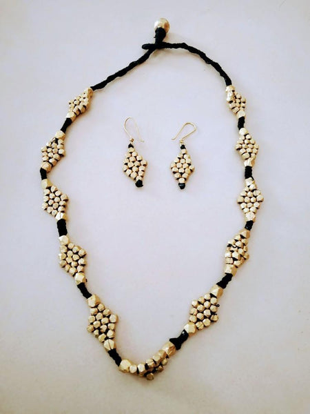 Handcrafted Orissa Tribal Beaded Jewellery Set