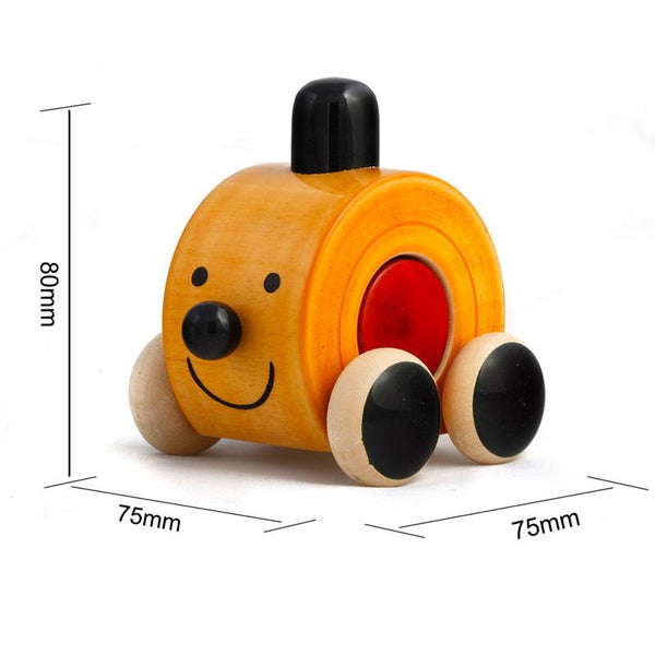 Moee - Hand-Crafted Wooden Push Toy