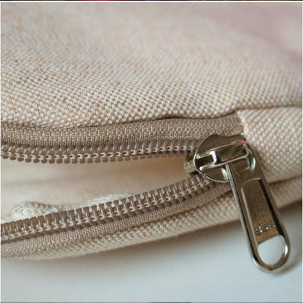 Handmade Canvas Laptop Bag - Beige