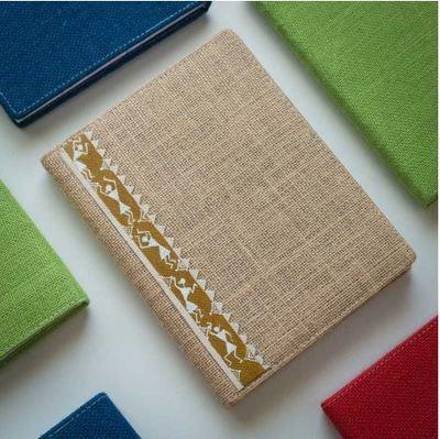 Handmade Jute Diary 2019 - Beige (400 pages)