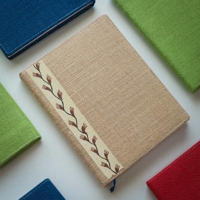 Handmade Jute Diary 2019 - Beige (400 pages)