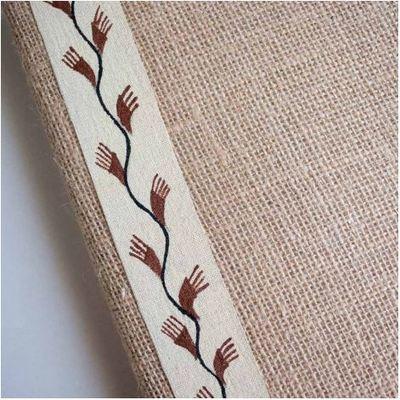 Handmade Jute Diary 2019 - Beige (400 pages)