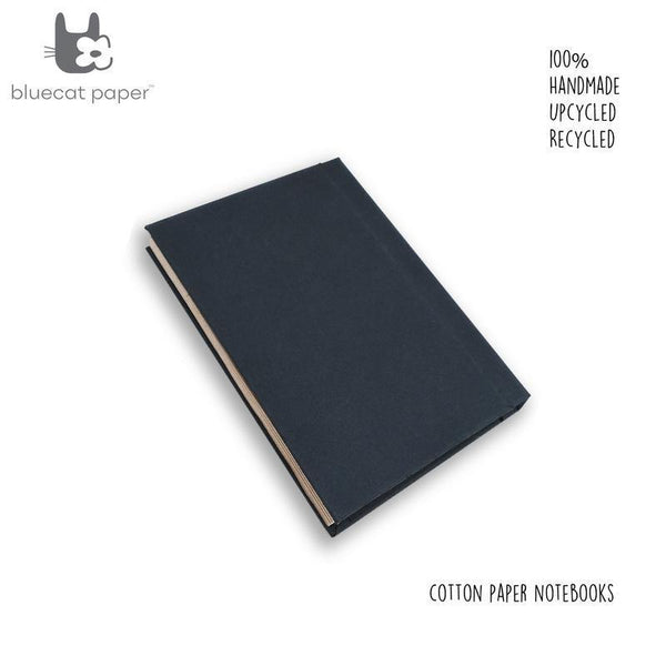 Handmade Paper Notebook - Dark Grey (100 pages)