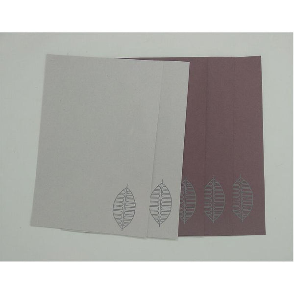 Handmade Recycled Paper Writing Sheets and Envelopes (Set of 5 sheets and 3 envelopes)