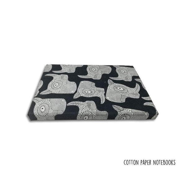 Handmade, Recycled Paper Hardbound 100-Page Notebook