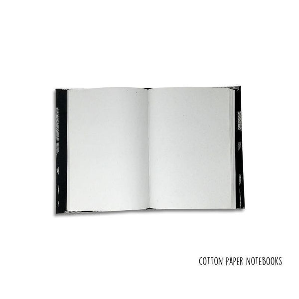 Handmade, Recycled Paper Hardbound 100-Page Notebook
