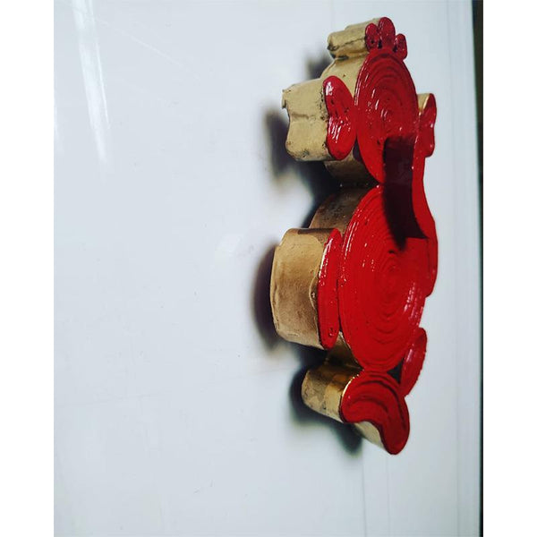 Upcycled Newspaper Ganesh Magnet Handcrafted by Women Artisans