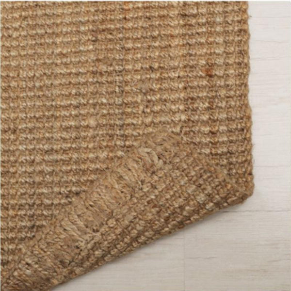 Handspun  Natural Jute Boucle Rug (120cm x 180cm)