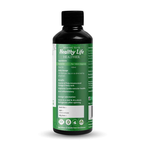 Natural Cold-pressed Flax Seed Oil, 200ml