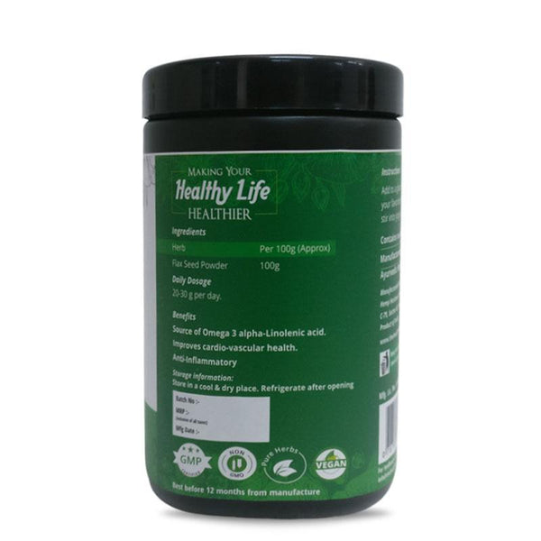 Natural Flax Seed Powder, 500g